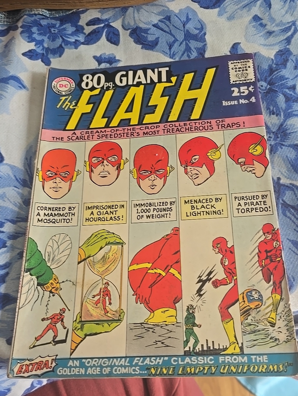 DC Comics The Flash Vintage Red Yellow Blue Cover